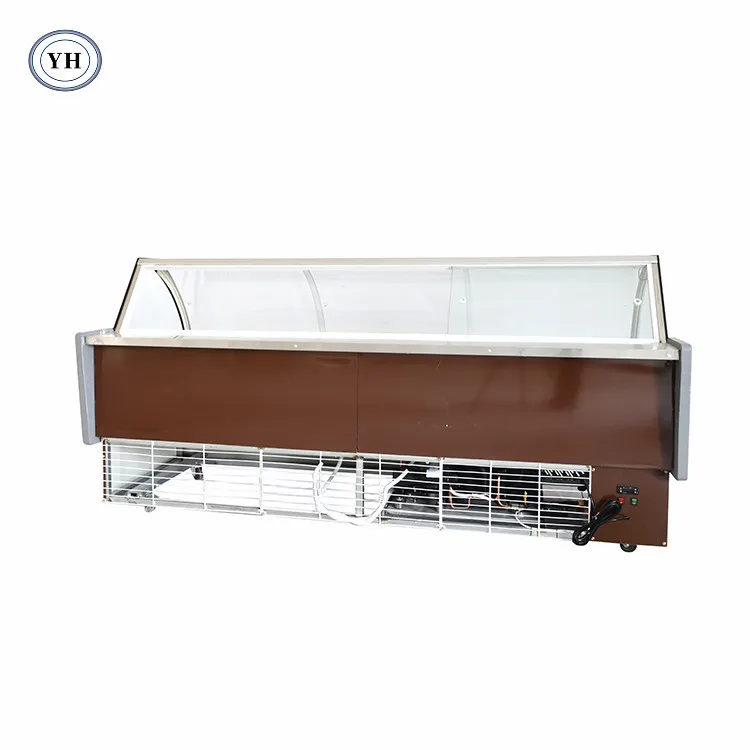 Custom Haipeng Deli Display Refrigerator Cooked Food Display Counter showcase