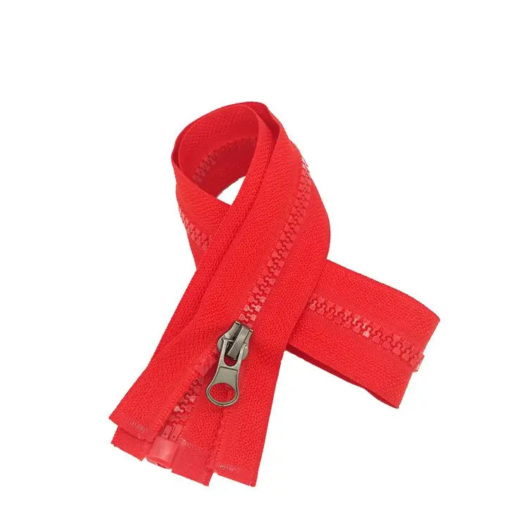 
 Открытая огнеупорная пластиковая молния  