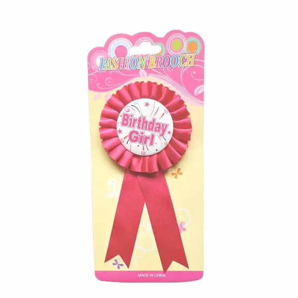 
Kids Birthday Party Supplies Birthday Boys Badge With Ribbon 