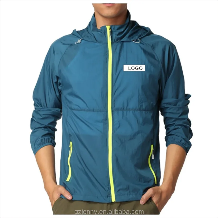 Light Sport Design With Hood Foldable Running Motorcycle Biker Summer Jacket Men