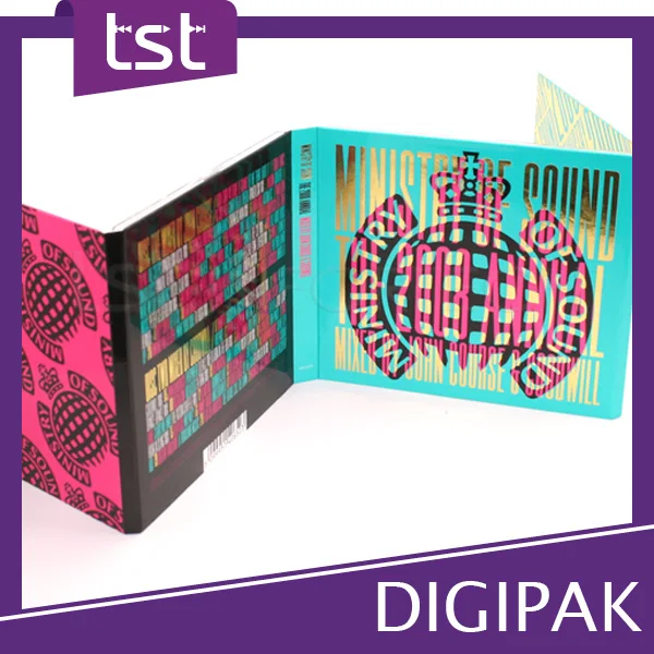 Премиум печать упаковки панель CD Digipak