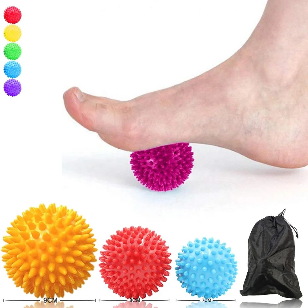 Индивидуальный цвет, 7 см, 8 см, 9 см, мяч для массажа, мяч для фитнеса, массажные мячи для ног, спины, шеи, для рук