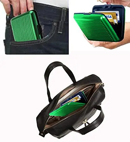 Business card case Holder Plastic Pocket Case Box Cover Credit storage bag Waterproof card holder card Wallet for women men