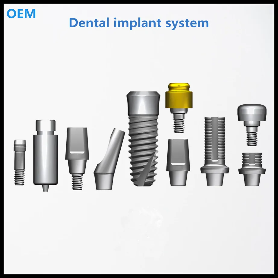 Dental Implant Abutment Series Titanium G5 Compatible with Dentium