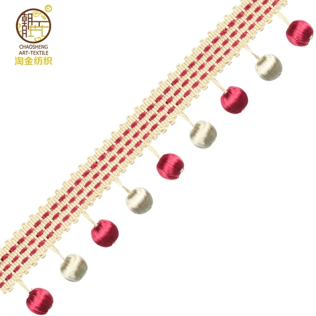 
Handmade and High End Wooded Beaded Fringe 