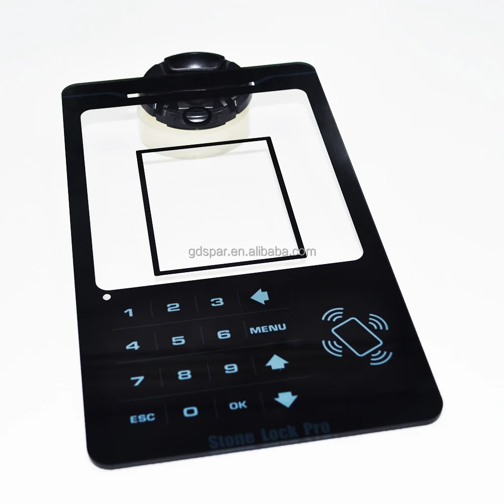 Шелкография акриловая сенсорная передняя панель с