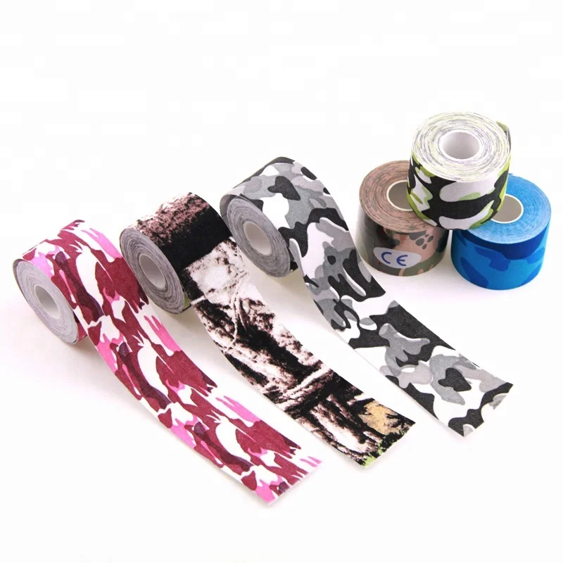 Экологически чистая кинематическая Спортивная печатная кинезиологическая лента для мышц