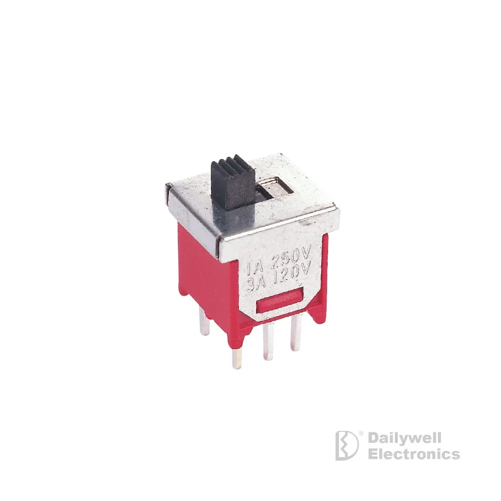 
Electrical equipment use 5F series M6 sub-miniature DPDT slide switch 