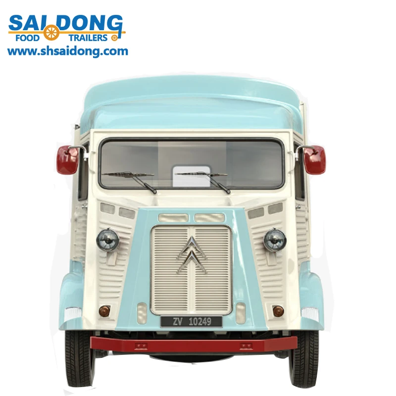 Citroen price mobile hot dog cart food trailer with big wheels