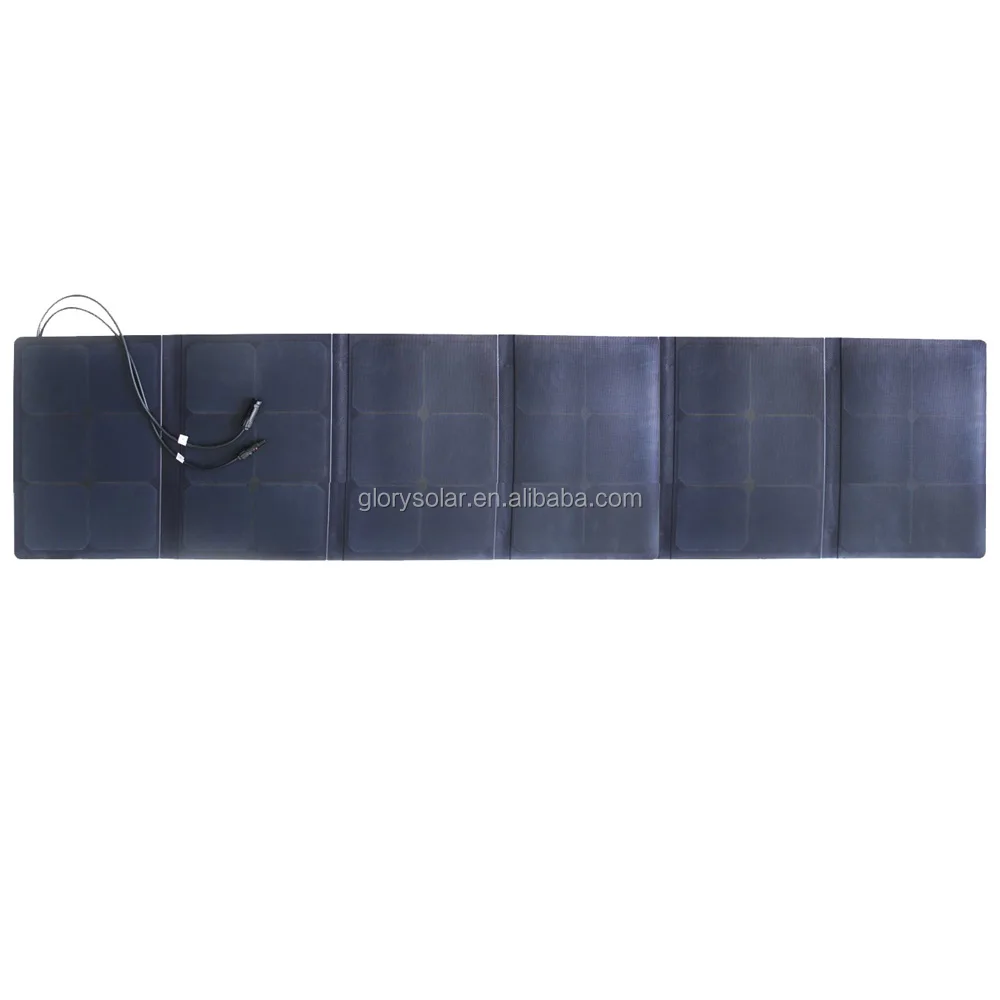  Высококачественная долговечная черная солнечная панель Sunpower 120 Вт складная ETFE для