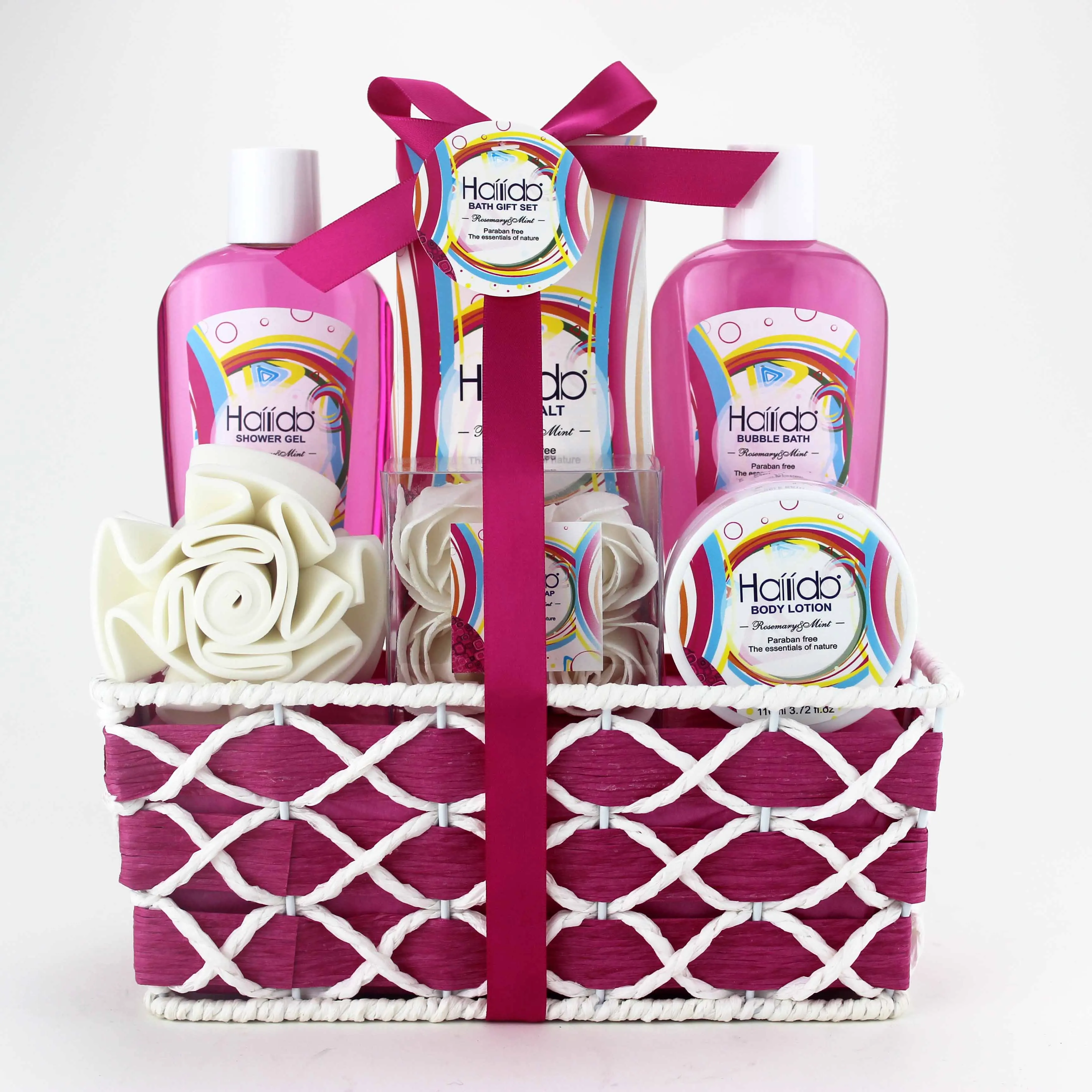 Женский набор для ванны на день матери, подарочные корзины, OEM для женщин, девочек и подруг