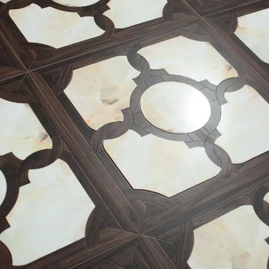 Cheaper Price 8mm AC3 HDF Natural Oak Hard Wood Parquet Flooring Tiles