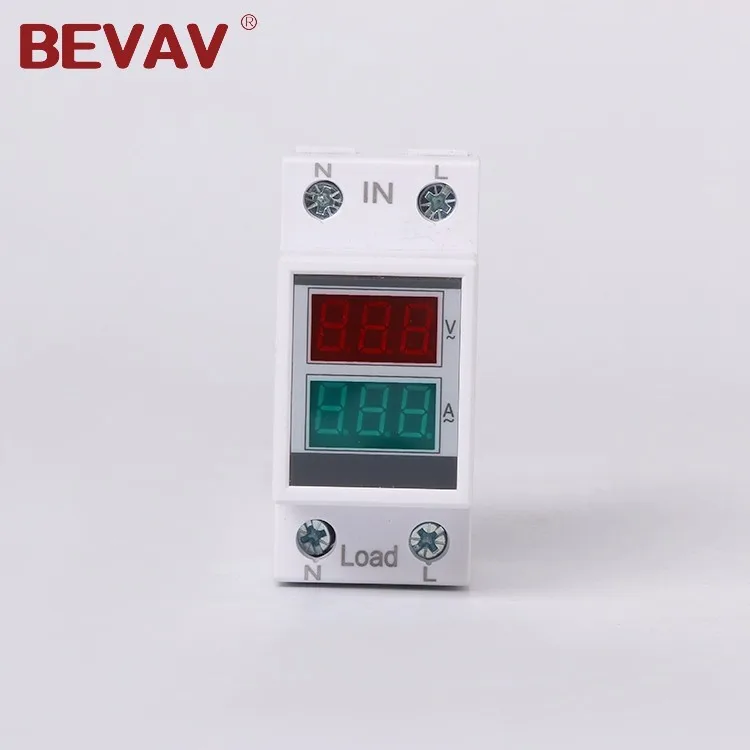
D37-2042 Din-rail type Single phase Digital LED Display Ammeter Voltmeter Current meter 