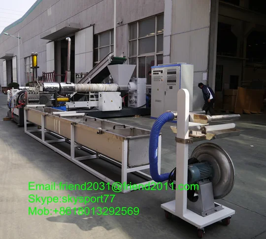 Water Ring Die face Hot Cutting Underwater Plastic Pelletizer Extrusion Line