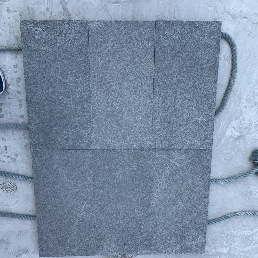 Samistone New G684 Cheap Price Black Driveway Granite Paving Stone