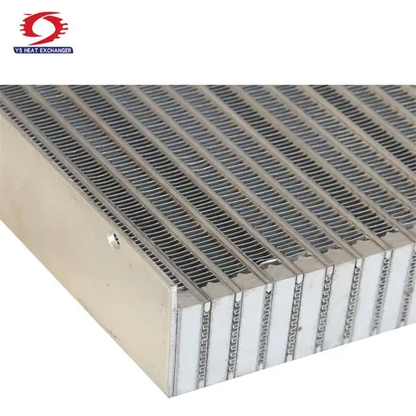 manufacturer of custom made aluminum heat exchanger air to air core