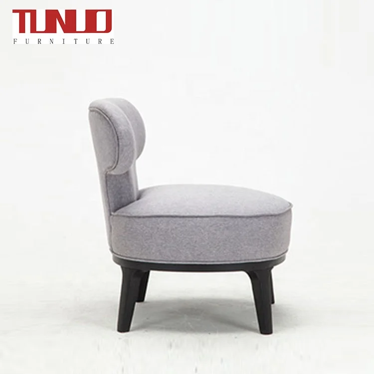 Wholesale Modern Design Hotel Home Fabric Corner Chair Seat Round Relax Single Sofa