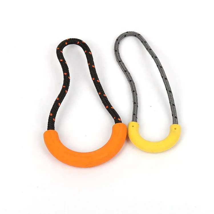 Custom Private Design Eco-friendly Zipper Ring Washable Soft PVC Rubber Pulls Tag for Luggage