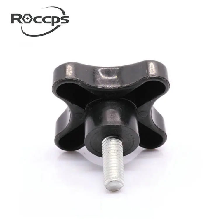 Plastic head screws threaded for Carbon steel Hexagonal plum blossom adhesive head screw