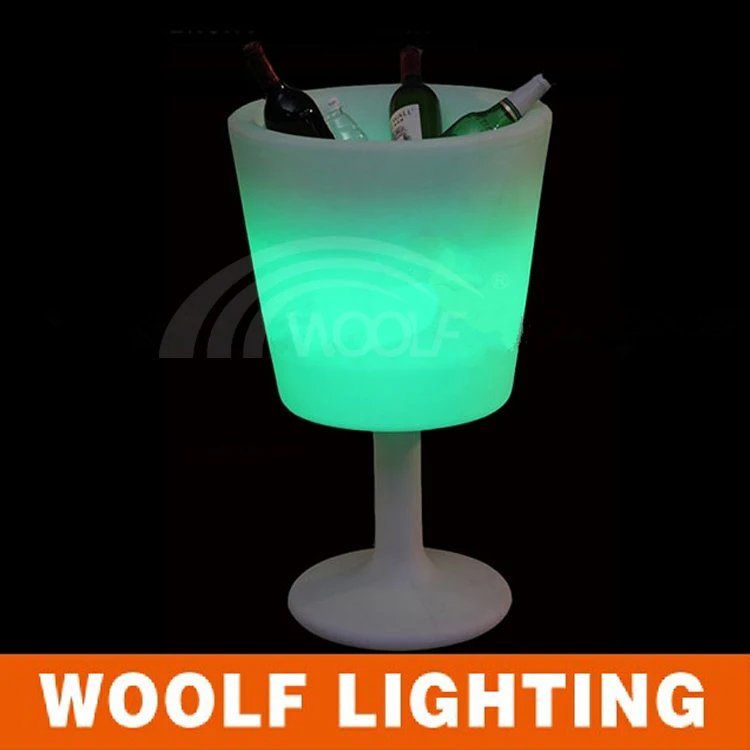 Ведро для льда шампанского со светодиодной подсветкой