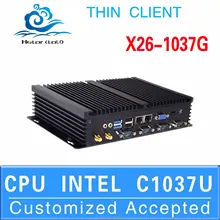 Best quality micro industrial pc Mini Computer station thin client X26-1037G support HD video