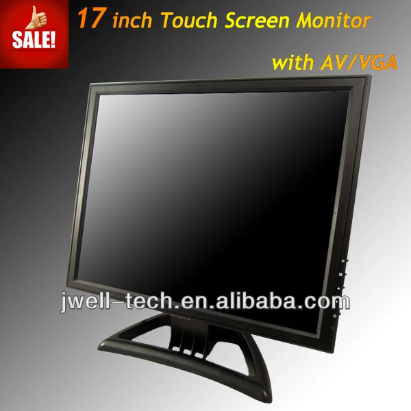 2014 новые 17-дюймовые сенсорный экран жк-монитор для пк автомобиля с сенсорным экраном