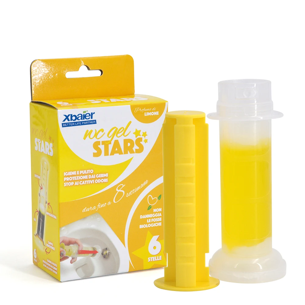 Colored Syringe Gel Toilet Bowl Cleaner