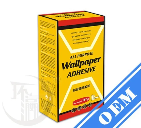 Оригинальная упаковка крахмалового клея для обоев