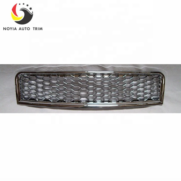 Передняя решетка для AUDI A4 B6 00-04 хромированная RS