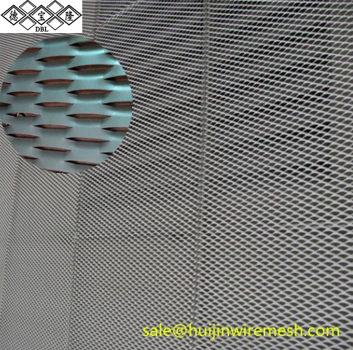 aluminum expanded metal mesh building facade decorative