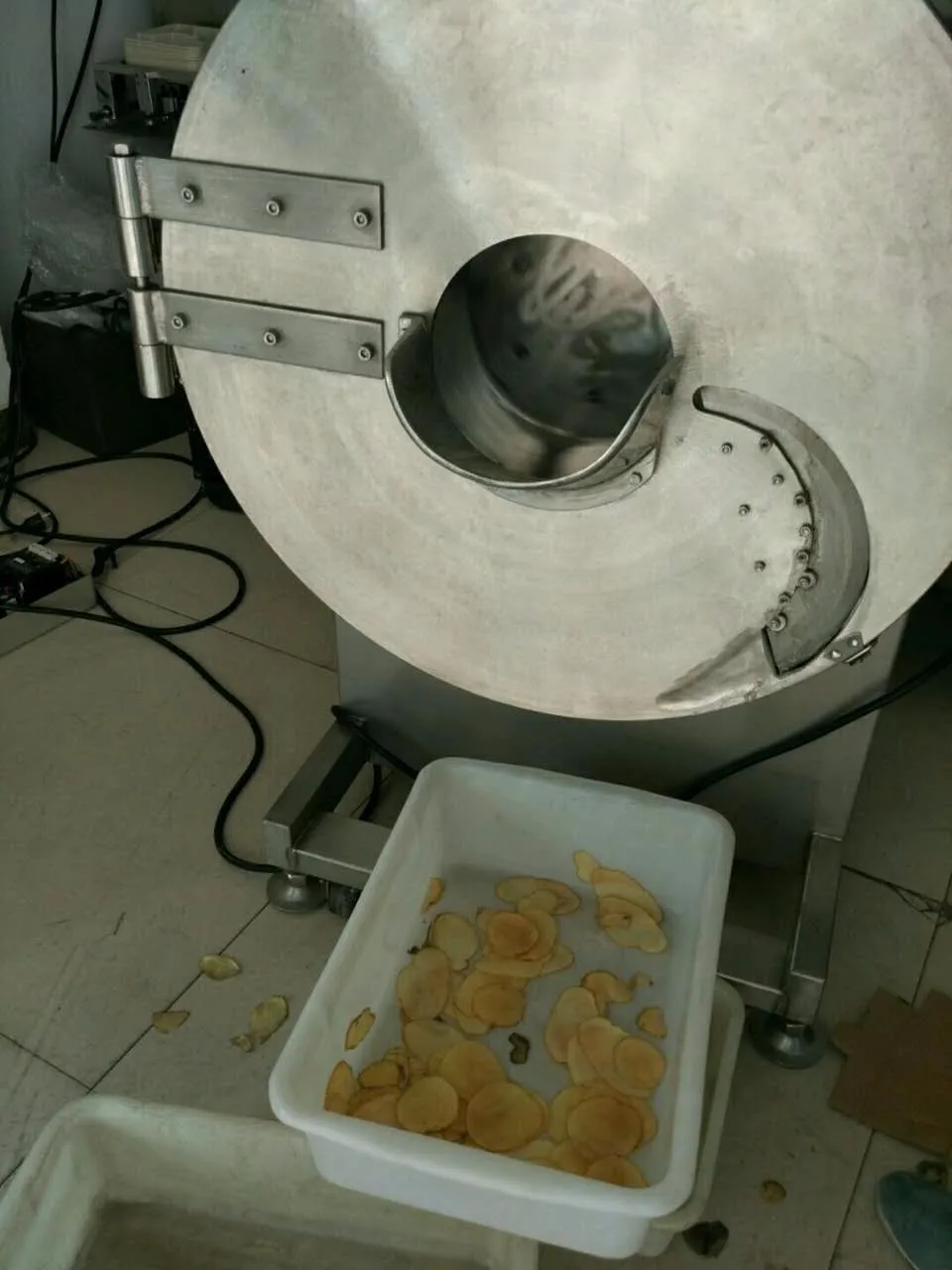 FC-582 potato chips cutting machine Banana chips cutting machine
