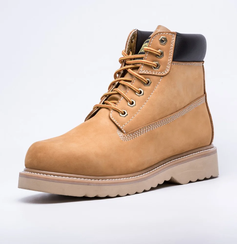 
PU injection Classic genuine leather esd safety shoes safety work boots leather boots with steel toe 