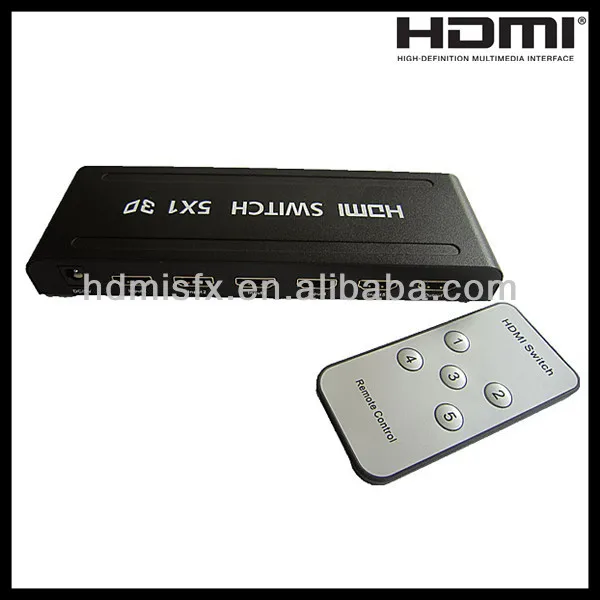  HDMI переключатель 5x 1/5 портов 3D для видео игровой консоли проектора