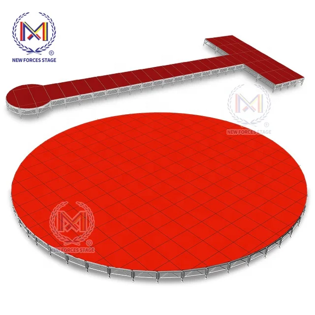 High Quality Round Stage Trailer Mobile Stage For Sale