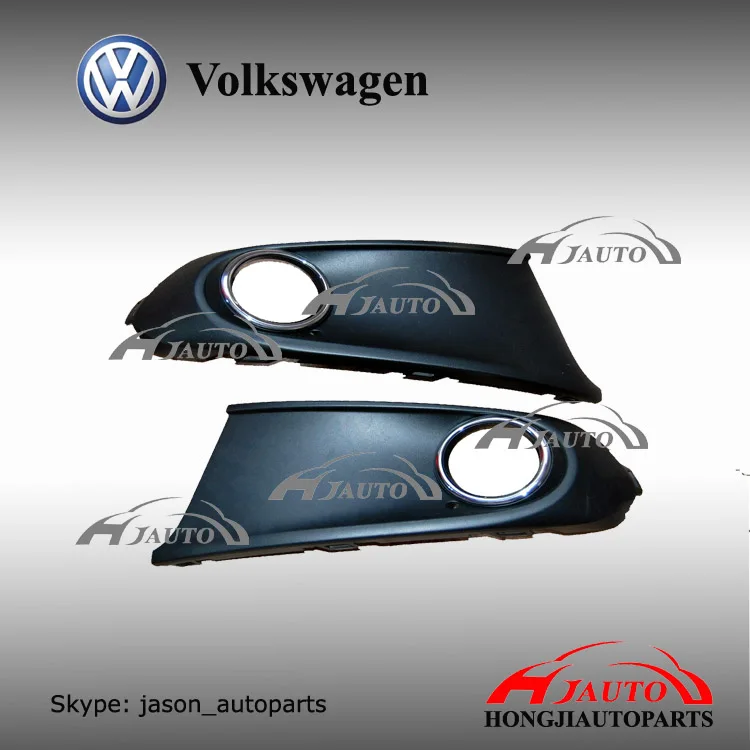 Решетка в бампер для VW Polo sedan, Vw polo sedan накладка птф переднего бампера