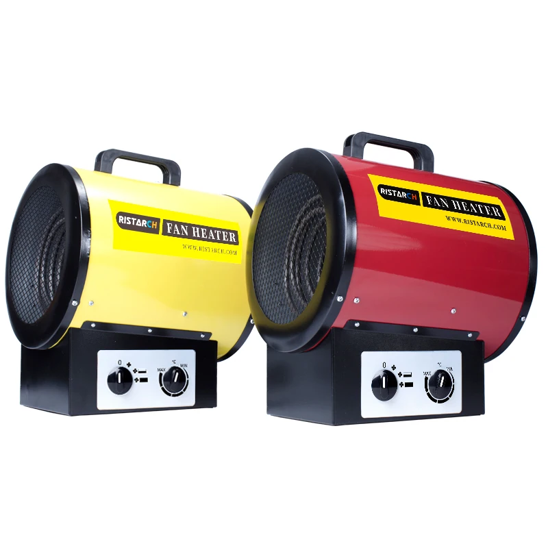 
With Adjustable Thermostat for Garage Workshop Greenhouse Shed Caravan use Industrial Electric Space Fan Heater 