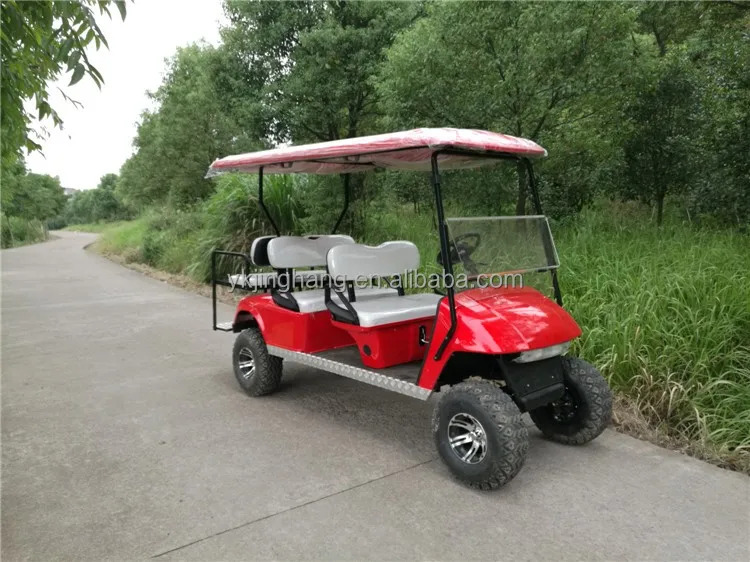 4 seater gasoline off road hunting golf cart /go karts with low price