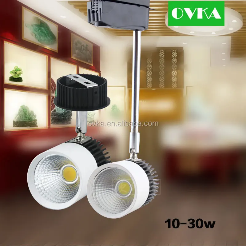 COB spotlight 5w 7w 10w 12w 20w 30w led track light for store