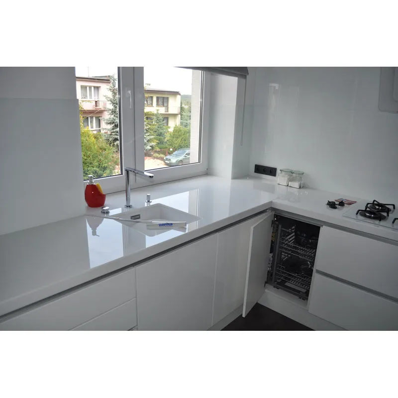 Modern Style Artificial Stone Countertop Bathroom Nano Crystallized Vanity Top