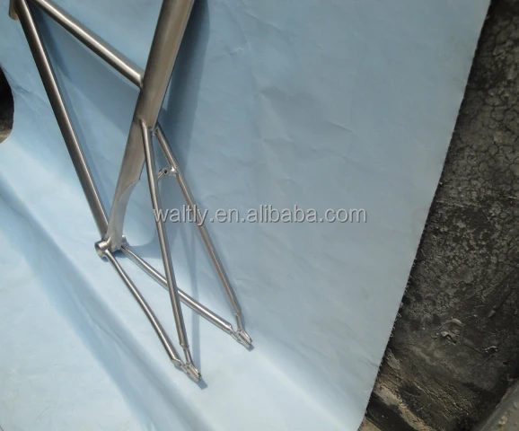 Track road  bike frame titanium with ISP