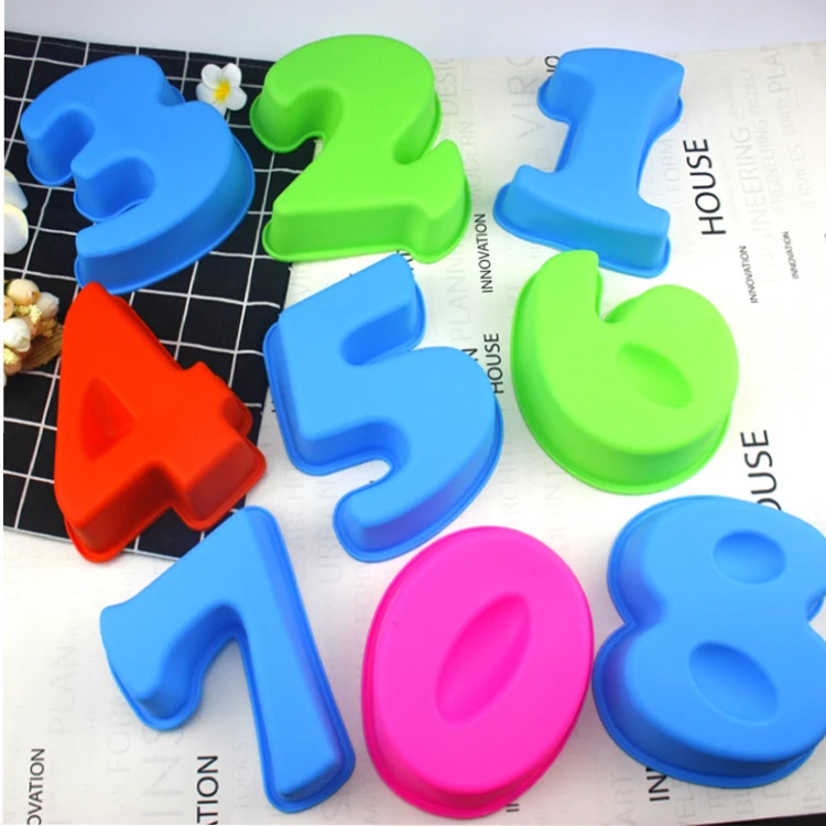 
Cheap Innovative Cake Mold Digital Shape Silicone Cake Mold 