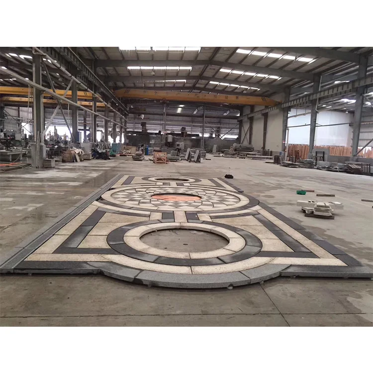 Silver Granite Circle Circle Stone Garden Granite for Paver Stone