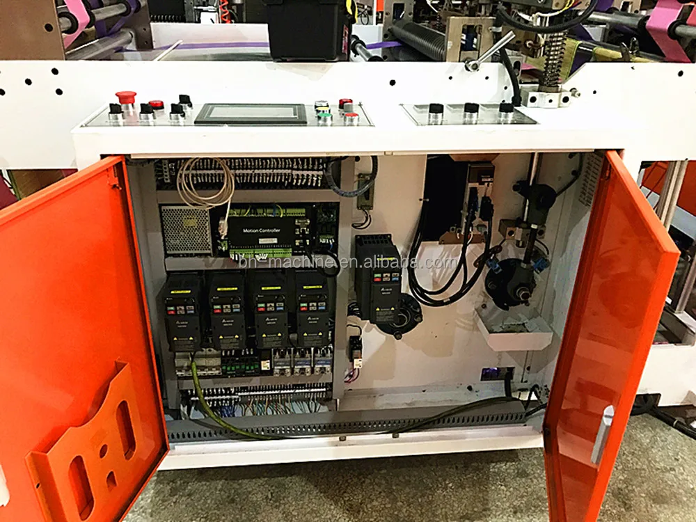 
Baihao CE Certificate Automatic Two Lines Coreless Roll Garbage Bag Making Machine 