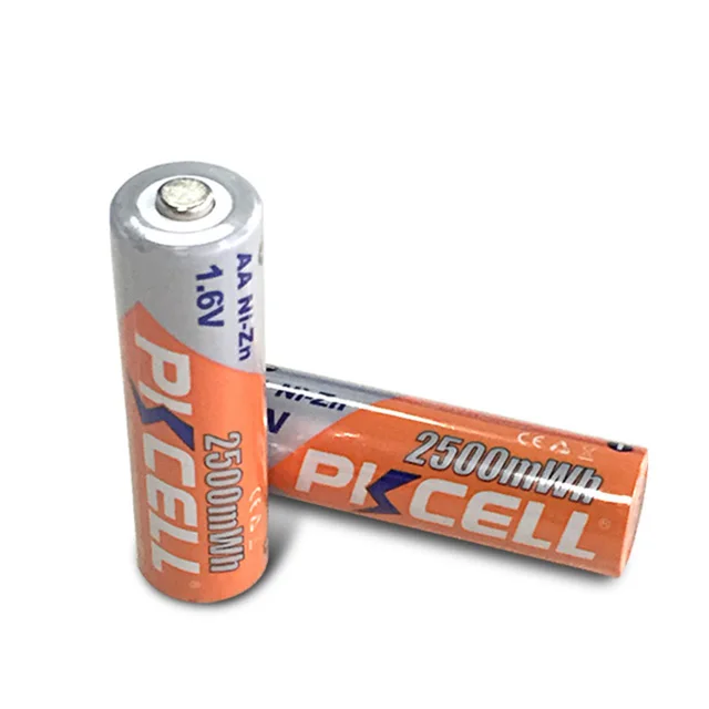 Best sell high capacity 1.6v aa 2500mAh ni-zn rechargeable battery for electric toys