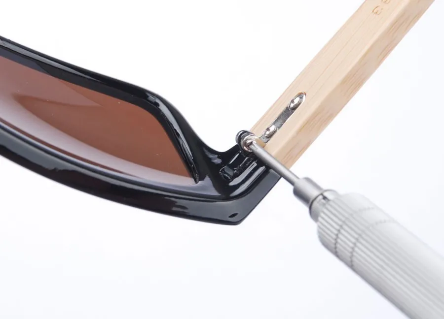 unique design best price sunglasses screwdriver set with zipper metal case