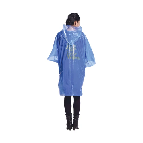 Wholesale promotion disposable pocket raincoat
