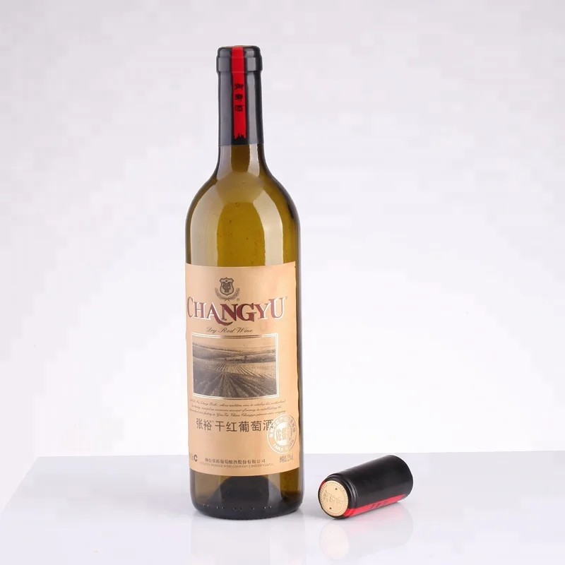 Glass bottle wine used pvc wine shrink wrap capsule