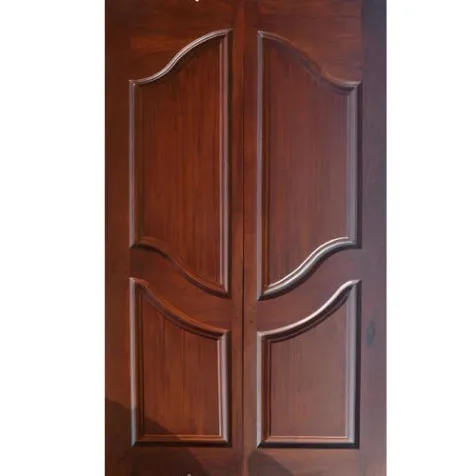 Pvc teak wood double door design fancy teak wood main door designs flat teak wood door