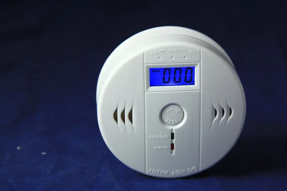 
LCD CO Carbon Monoxide Poisoning Sensor Monitor Alarm Detector White carbon monoxide gas 