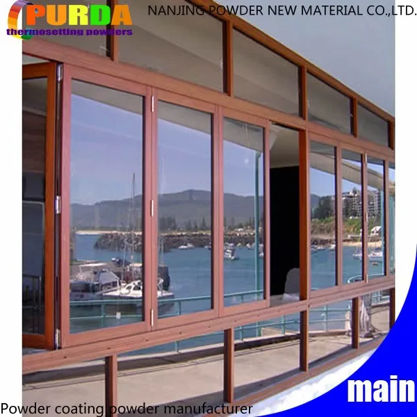 Durable Polyester Powder Coating Aluminum Windows